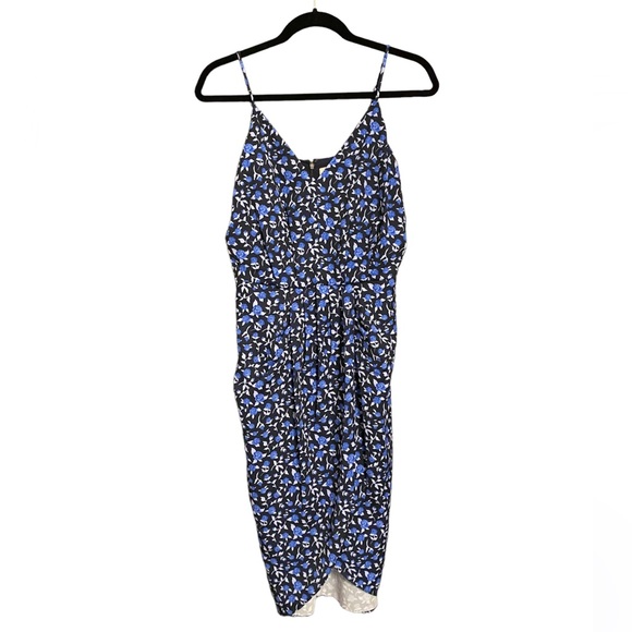 Blue Floral Dress - Picture 1 of 6